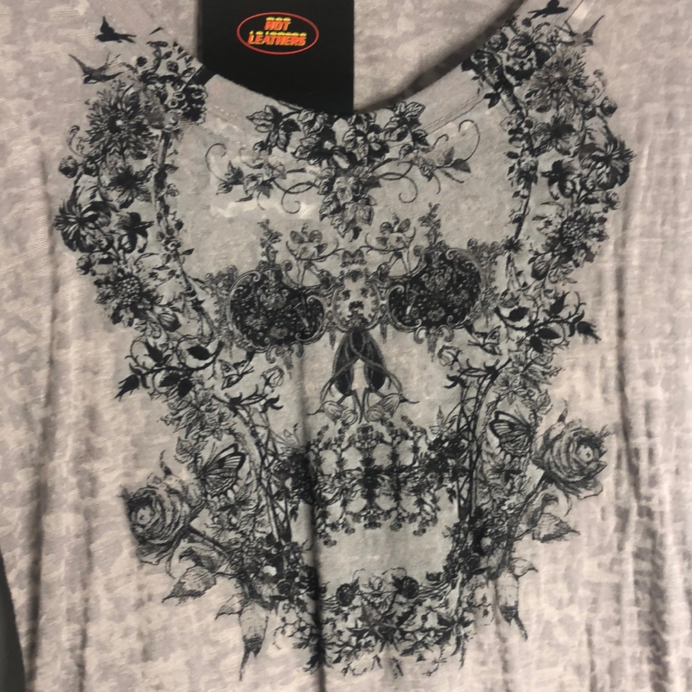Hot leather’s ladies top